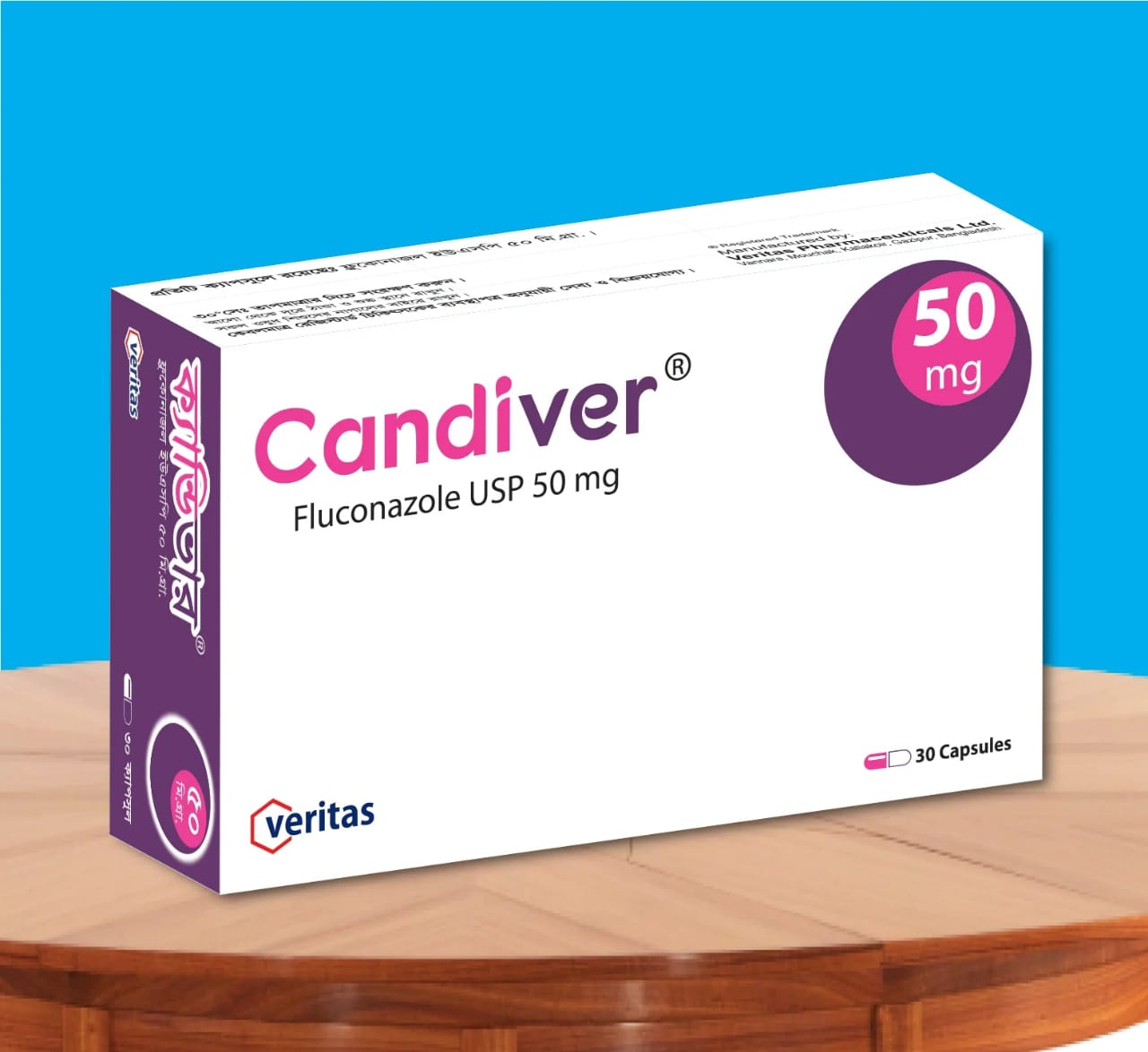 Capsule Candiver 50mg (30pcs)
